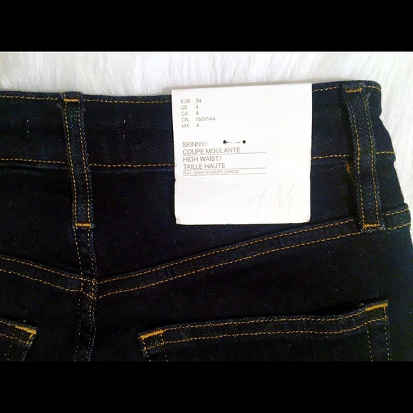 NWT H&M Skinny High Waisted Jeans - Picture 8 of 8